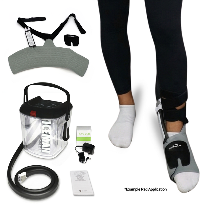 DonJoy® IceMan Clear3 w/ Wrap-On Pads - 11-0493/11-1521 DonJoy® IceMan Clear3 w/ Wrap-On Pads - Clear3 & One (1) Forefoot Pad 179.99 by My Cold Therapy 