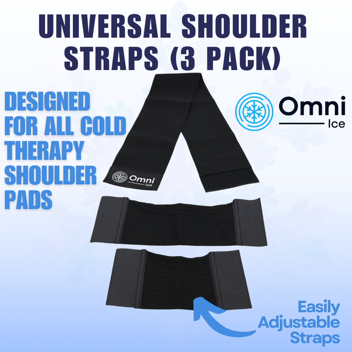 Universal Shoulder Replacement Straps (3 pcs) by Omni Ice™ - OI-CS3 Universal Shoulder Replacement Straps (3 pcs) by Omni Ice™ - Black 28.99 by My Cold Therapy 