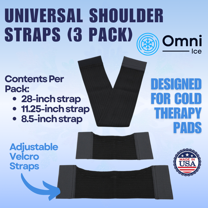 Universal Shoulder Replacement Straps (3 pcs) by Omni Ice™ - My Cold Therapy 