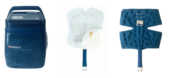 Breg® Polar Care Cube w/ Wrap-On Pad & Sterile Dressing Pad Combo - My Cold Therapy 