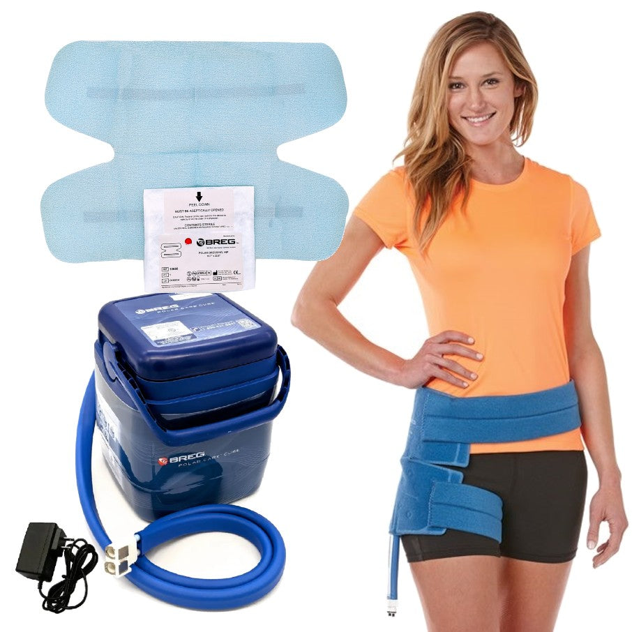 Breg® Polar Care Cube w/ Wrap-On Pad & Sterile Dressing Pad Combo - My Cold Therapy 