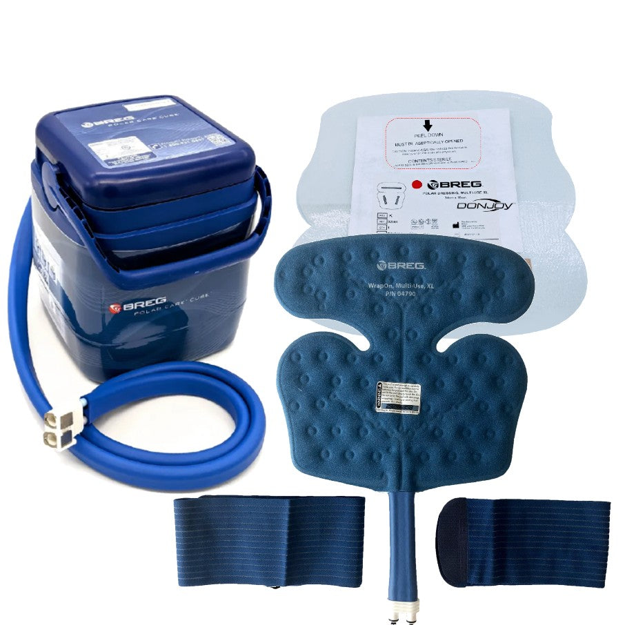 Breg® Polar Care Cube w/ Wrap-On Pad & Sterile Dressing Pad Combo - My Cold Therapy 