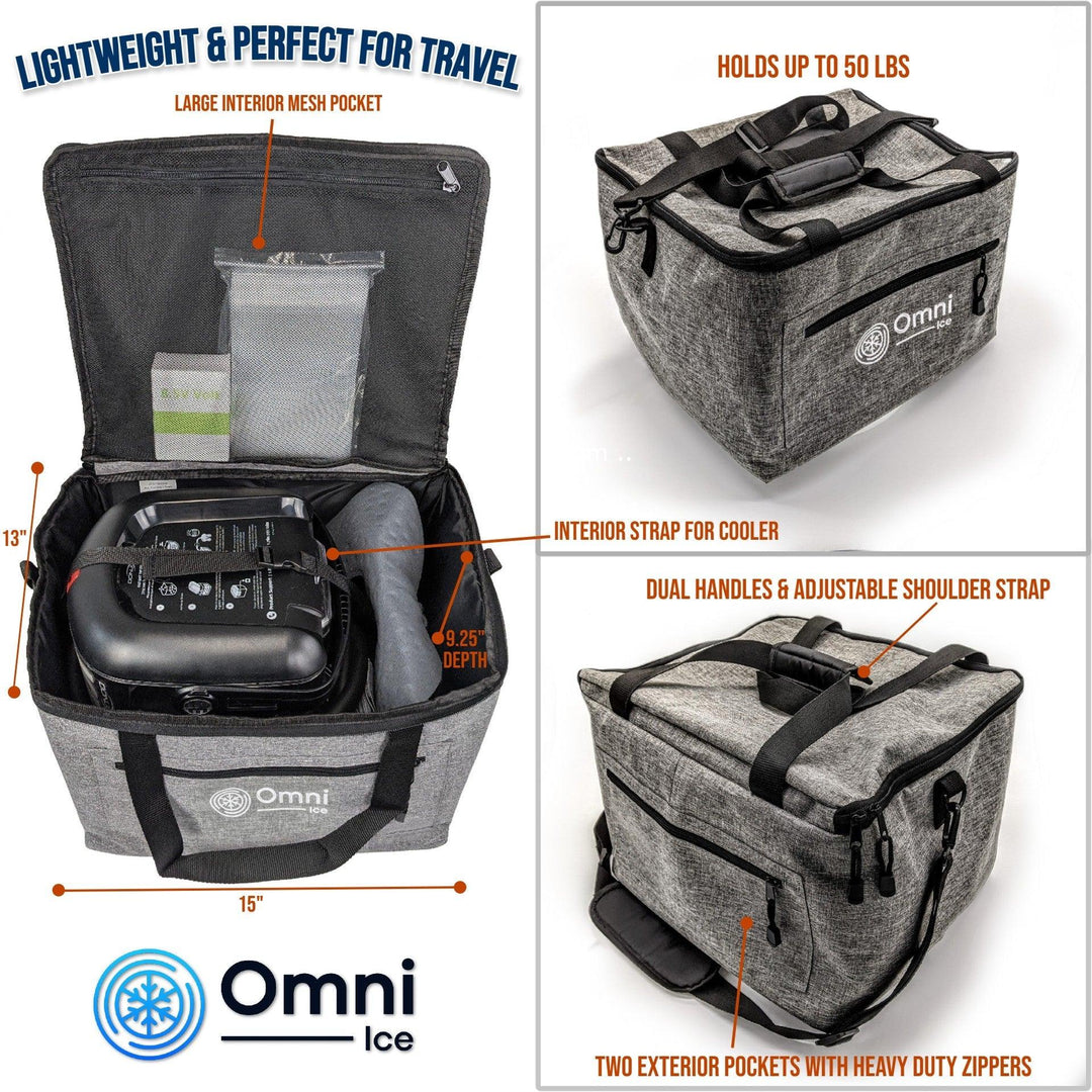 $35 Special - Omni Ice™ Cold Therapy Multi-Use Travel Portable Carry Bag - My Cold Therapy 