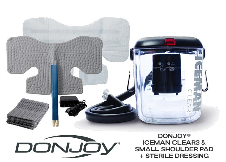 Donjoy® IceMan Clear3 w/ Shoulder Pad Combo