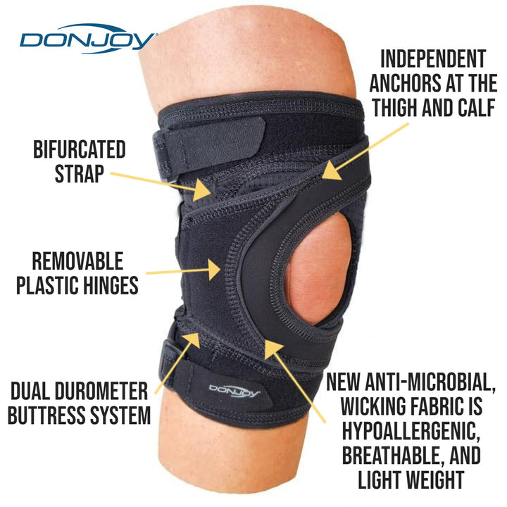Donjoy® Tru-Pull Lite Knee Brace - 11-0261-1 Donjoy® Tru-Pull Lite Knee Brace - XS / Left Knee 94.95 by My Cold Therapy 