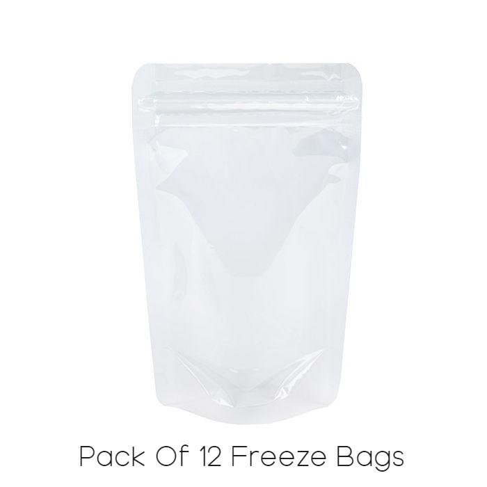 6 x 8 Zip Lock Freezer Bags 4 Mil ClearZip - 1000 Case